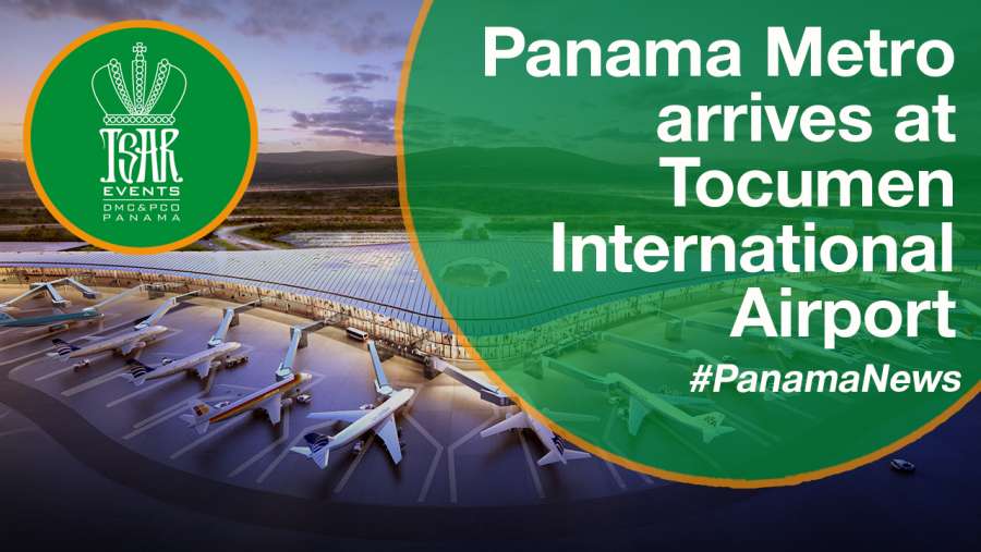 Panama Metro arrives at Tocumen International Airport